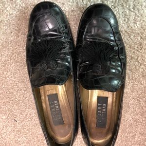 Stuart Weitzman black loafers. Size 7